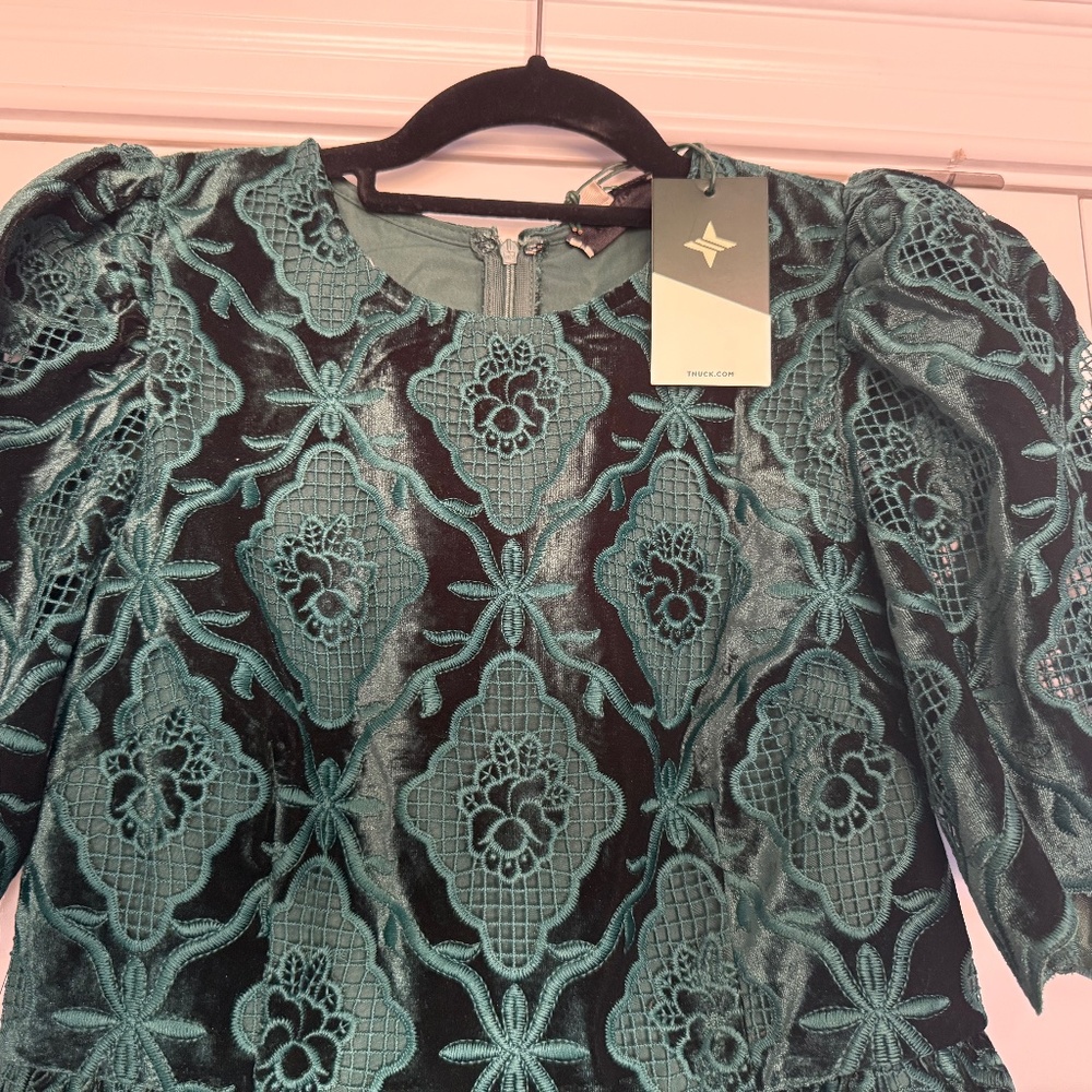 Tuckernuck.  Green eyelet dress